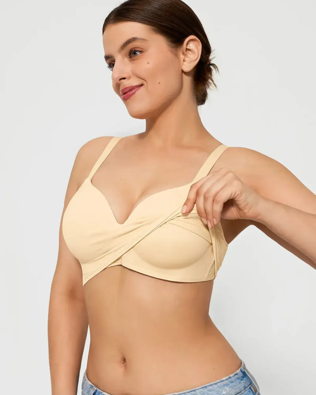 Infinity Comfort - Sujetador para mujer sin aros para uso diario