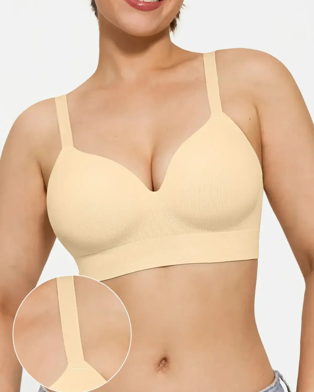 Infinity Comfort - Sujetador para mujer sin aros para uso diario